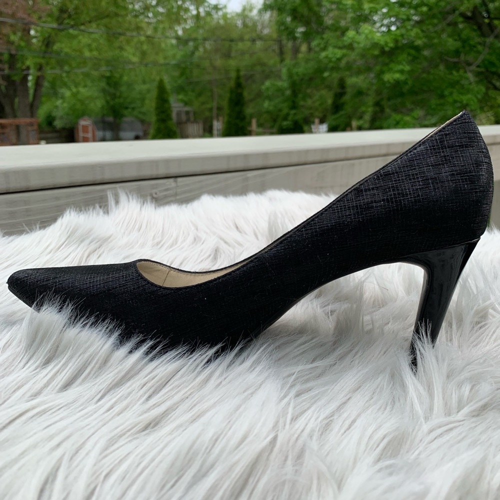 Black Shimmer Classy Heel